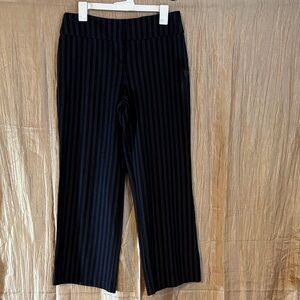 Black Pinstripe Pants